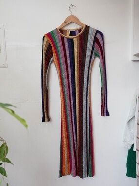 Marco de Vincenzo striped maxi dress
